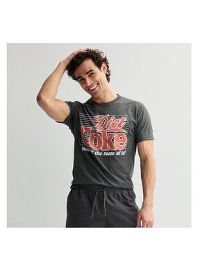 Diet Coke Just for the taste of it Tee Charcoal Grey
